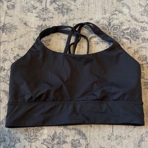 Lululemon Women’s Energy Longline Bra - size 10 - graphite grey